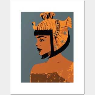 Egyptian Hieroglyphs Queen Posters and Art